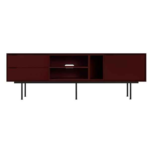 Vínový TV stolek 189x61x42 cm Mod – noo.ma