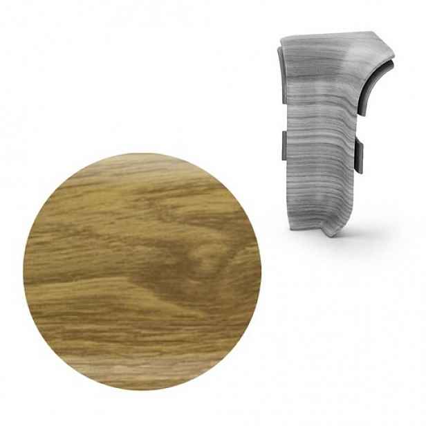 Vnitřní roh k soklu Naturel dub vinný , PVC délka 0,5 cm, výška hrany 56 mm, NATNGTW56