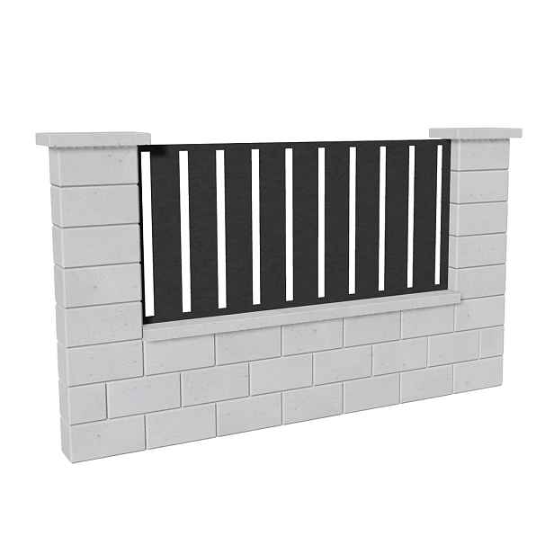 Výplň plotová DEKMETAL STECCA 2N09A jet black
