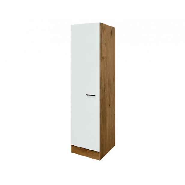 Vysoká kuchyňská skříň Avila GE50, dub lancelot/krémová, šířka 50 cm