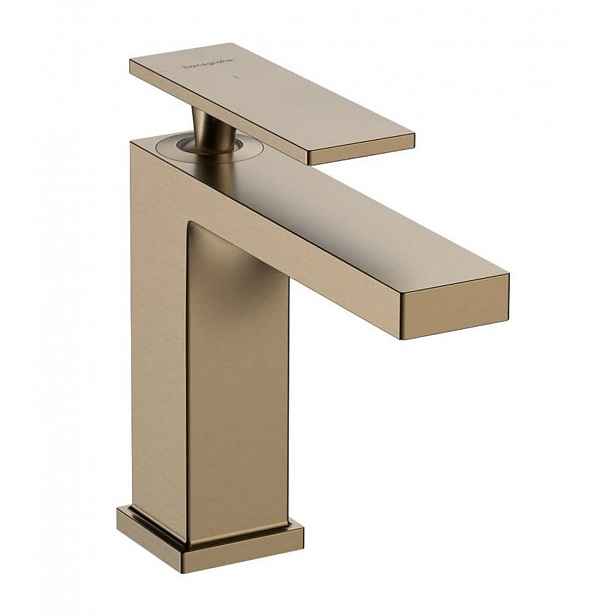 Hansgrohe Tecturis E - Umyvadlová baterie s výpustí, CoolStart, EcoSmart, kartáčovaný bronz 73018140