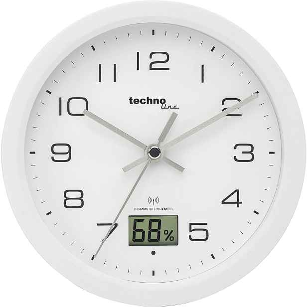 Nástěnné hodiny Technoline bílé 17 cm