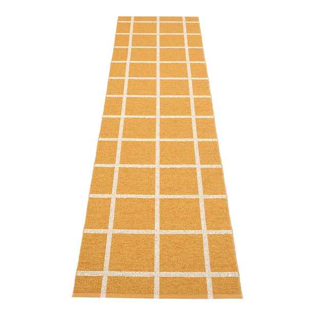 Okrově žlutý vnitřní a venkovní běhoun 70x300 cm Ada Ochre – Pappelina