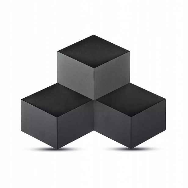 V-tac Nástěnné svítidlo 9W Led černé VT-709 3000K 990lm