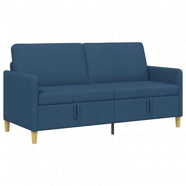 vidaXL Sofa s úložným prostorem Modrá 172 x 78 x 87 cm Polyester