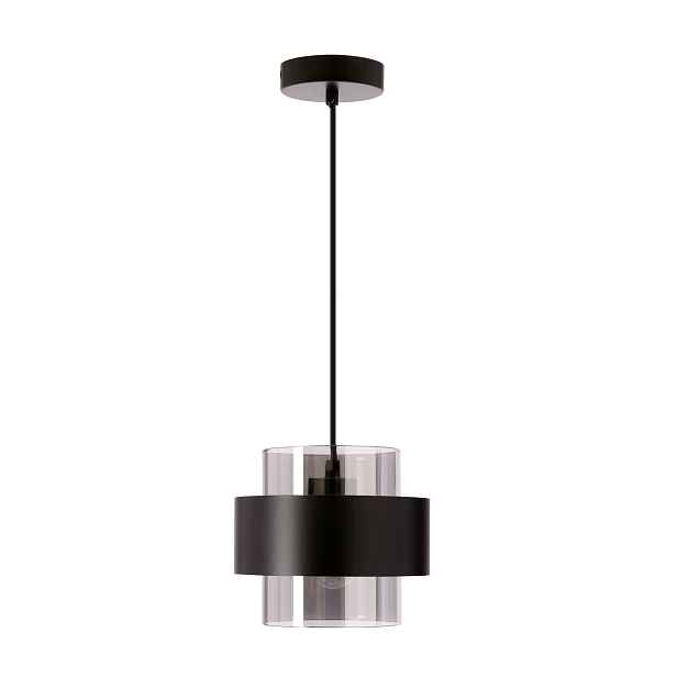 Závěsná lampa samostatná s zatemňovacím krytem pásek černý