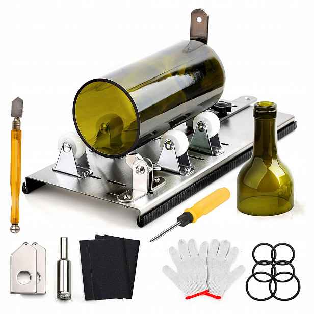 Nerezová Ocel Stroj Na Řezání Skleněných Lahví L-shaped Glass Cutter