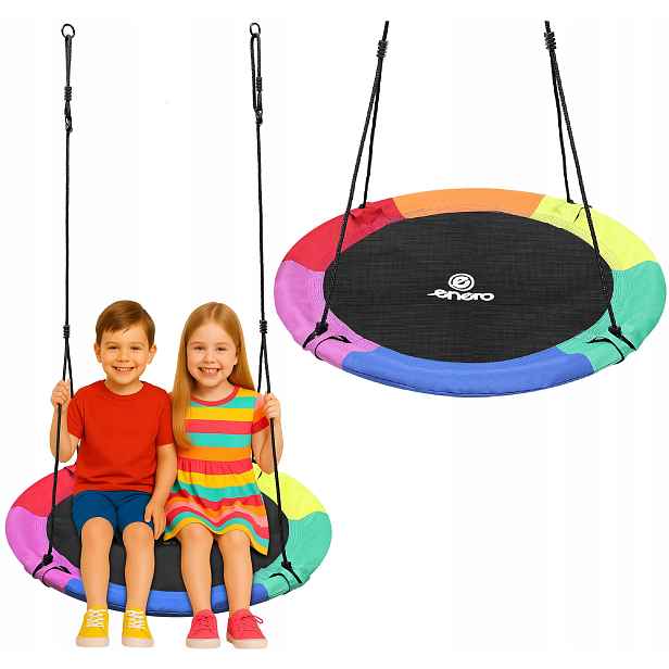 Zahradní Houpačka Závěsné Houpací Hnízdo pro Děti Odolné XXXL 110cm