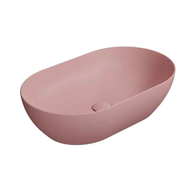 GSI PURA keramické umyvadlo na desku 60x37cm, blush mat