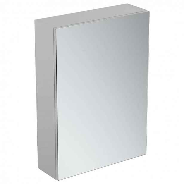 Ideal Standard Mirror&Light - Zrcadlová skříňka 50x70 cm, hliník T3588AL