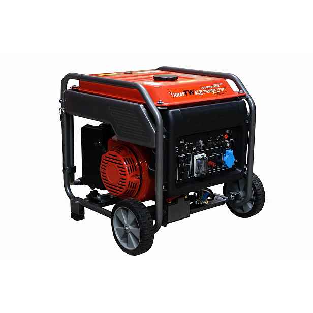 Jednofázový přenosný generátor KrafTWele 9800 W benzín