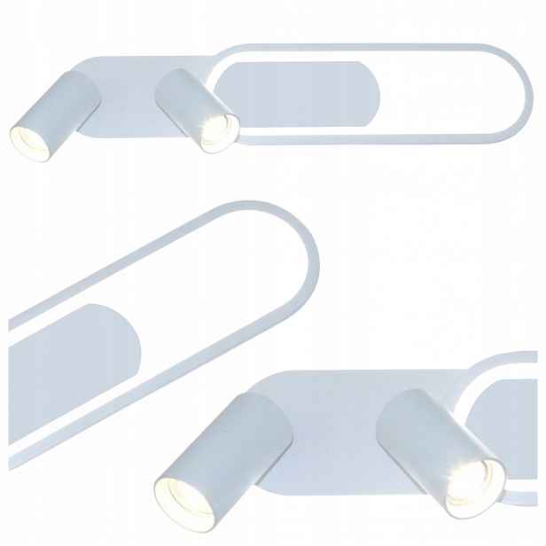Spot Parma 2 Dlouhý Bílý 2XGU10 Led Cct Light Prestige 18W Moderní Lampa
