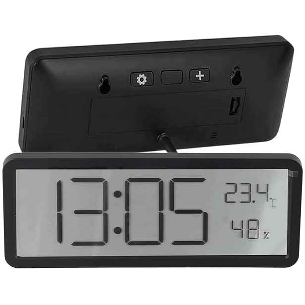 Hodiny Digitální Digitální LCD stojící nástěnný vlhkoměr s teploměrem Usb
