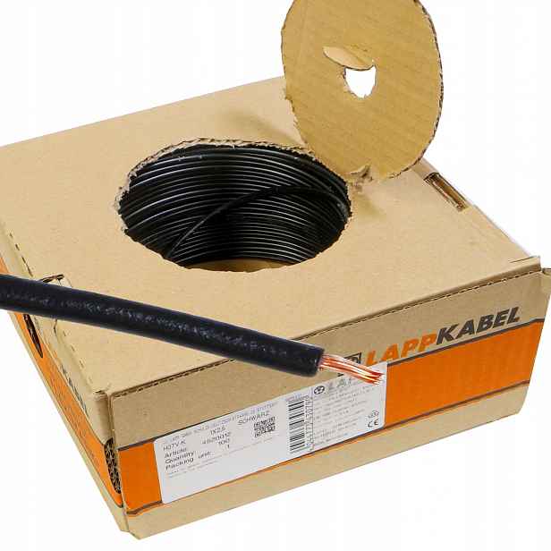 Kabel Lgy 2,5 mm černý Lapp Kabel 100 m