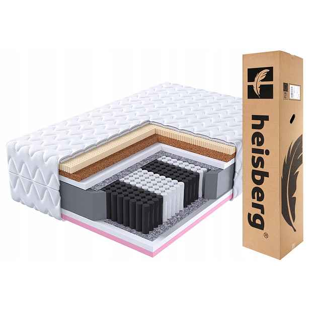 Matrace Ventura 80x200 multipocket kokos latex visco Heisberg