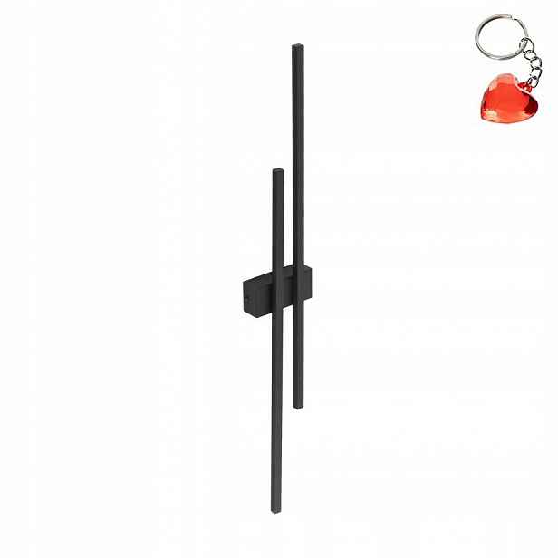 Nástěnná lampa Led svítidlo 2xIntegrované 24W Černá Kov 90cm Tk Lighting