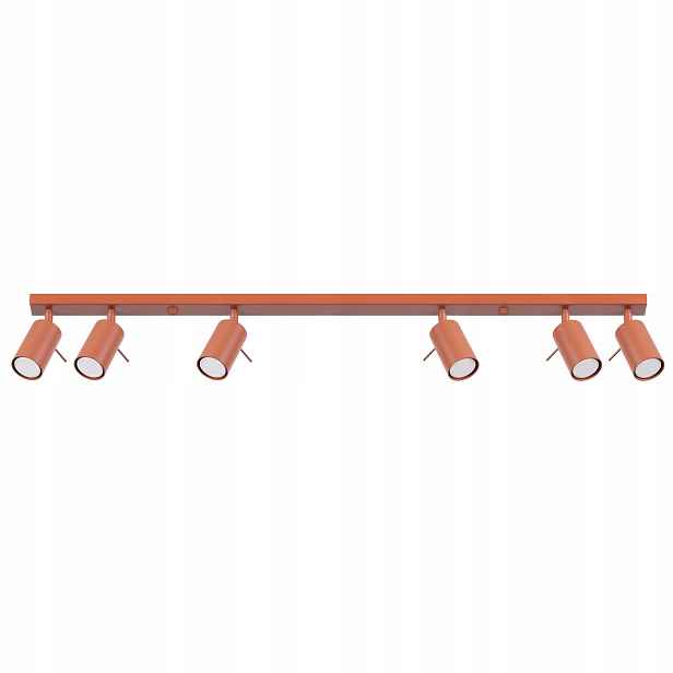 Sollux Stropní svítidlo Ring okrová 117 cm 6xGU10 pohyblivé reflektory