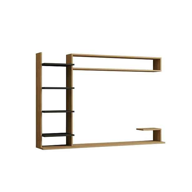 Televizní stěna Noble Sapphire Oak and Anthracite