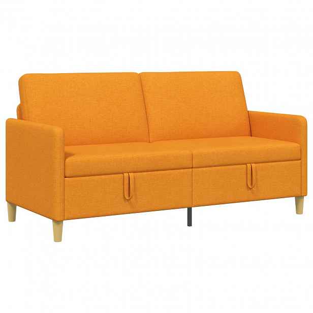 vidaXL Sofa s úložným prostorem Tmavě žlutá 172 x 78 x 87 cm Polyester