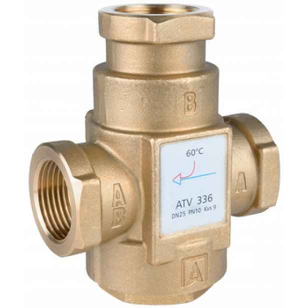 Afriso Teplotní Ventil Atv 336, DN25, RP1", Kvs 9, 60°C