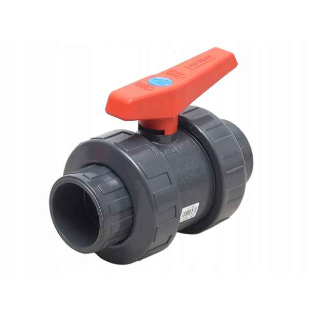Kulový kohout Pvc-u pro lepení trubek o průměru 50 mm, typ 2000 Dn 40