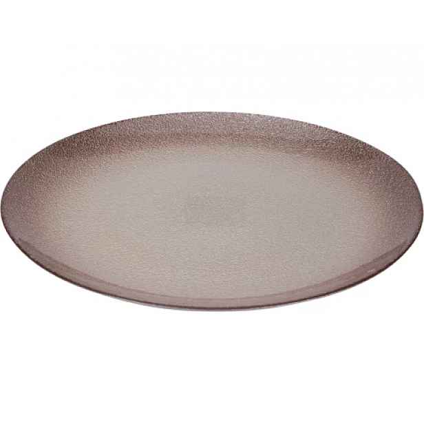 Mělký talíř 32 cm, hnědá/krémová