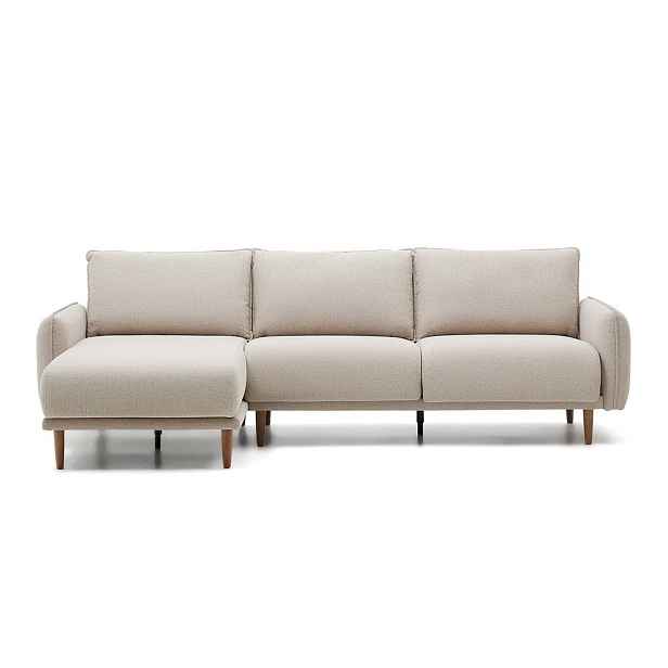Béžová rohová pohovka (variabilní) Carlota – Kave Home