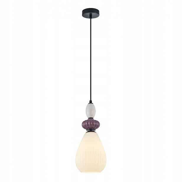 Domali PND-36816-1C-BK-WH Moderní závěsná lampa s porcelánovými stínítky