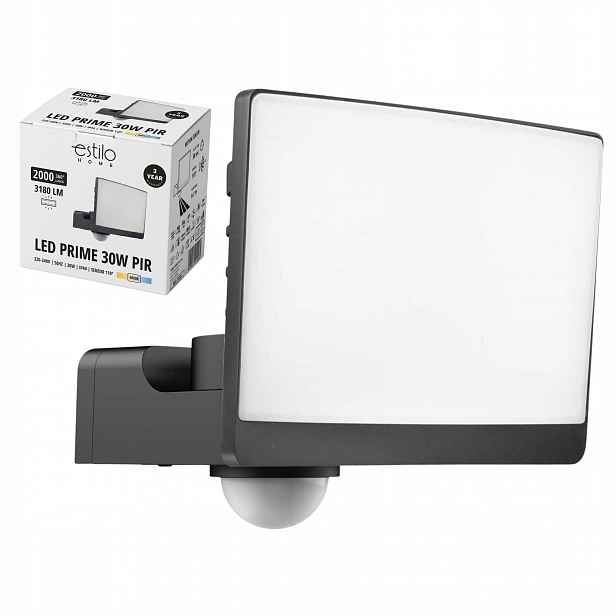 Led reflektor 30W s pohybovým senzorem Pir Estilo IP44 4000K Zahradní