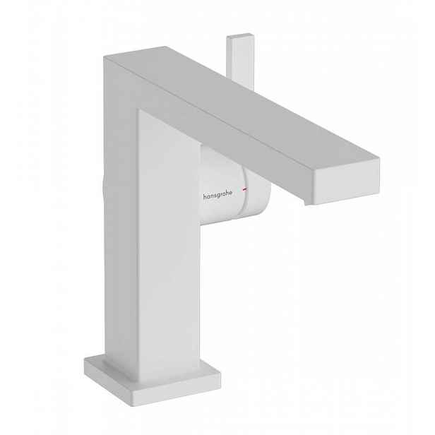 Hansgrohe Tecturis E - Umyvadlová baterie s výpustí Push-Open, CoolStart, EcoSmart, matná bílá 73024700