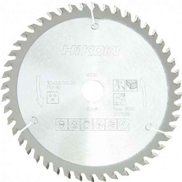 HiKOKI - Pilový kotouč na dřevo 165x20 mm, 48 zubů 752482
