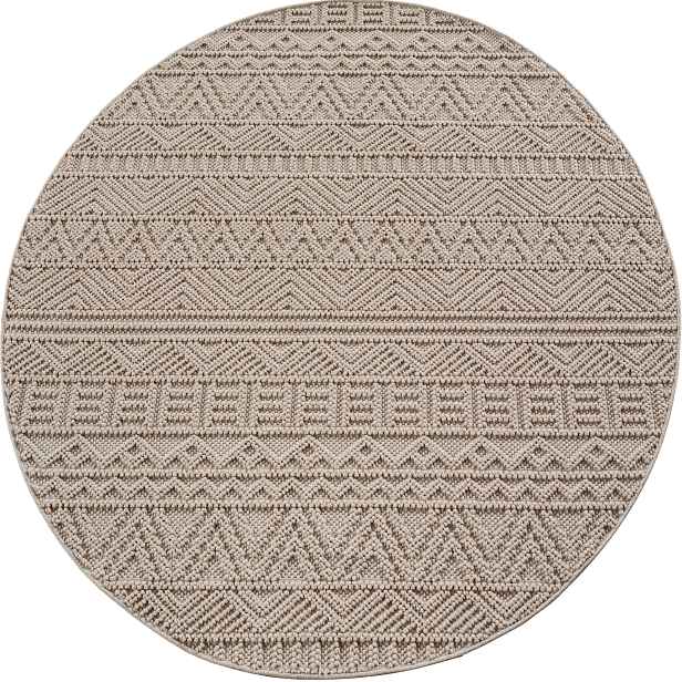 Kusový koberec Helix 2202 beige kruh, 160x160, béžová, chodba / předsíň, Ayyildiz