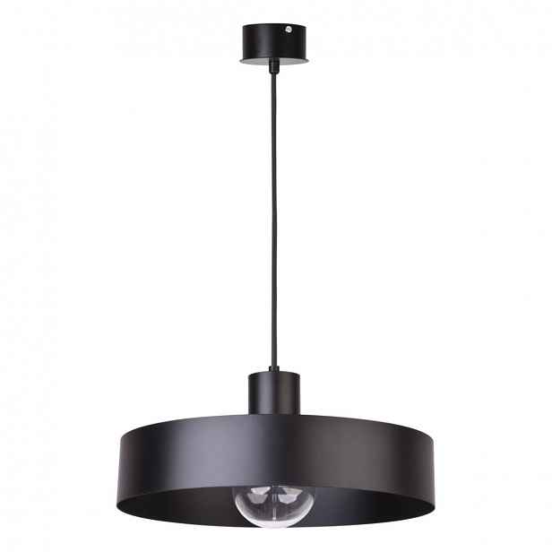 Pendel Stropní Svítidlo Závěsná Rif Černá 1xE27 Kovová Loftová lampa Sigma Lighting
