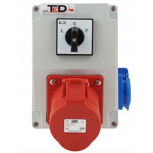 Rozvaděč Combopol Set 400V 32A/4P 1 x 250V S Vypínačem L.o.p