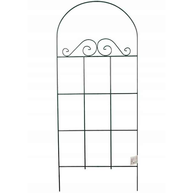 Zahradní mřížka na popínavé rostliny s obloukem 60x150 cm, tmavě zelená