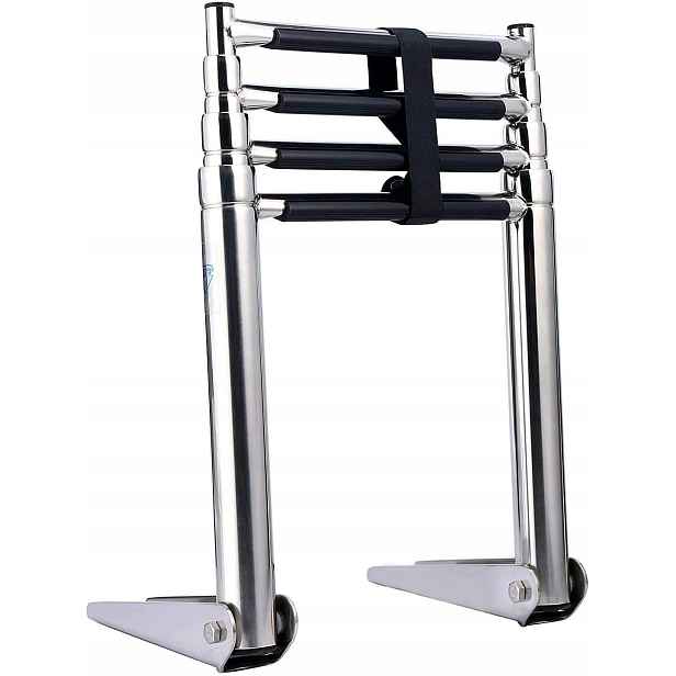 Bazénový žebřík Kaolali z nerezové oceli 4 stupně 150 kg