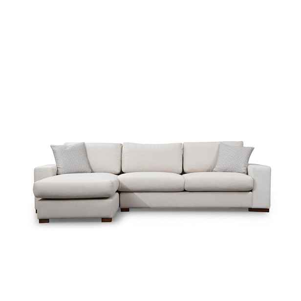 Hanah Home Rohová sedací souprava Loop 270 cm béžová levá