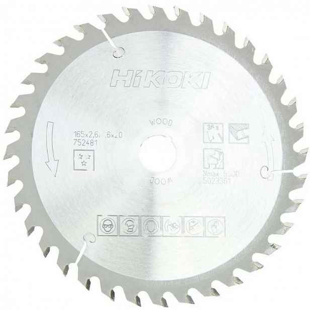 HiKOKI - Pilový kotouč na dřevo 165x20 mm, 36 zubů 752481