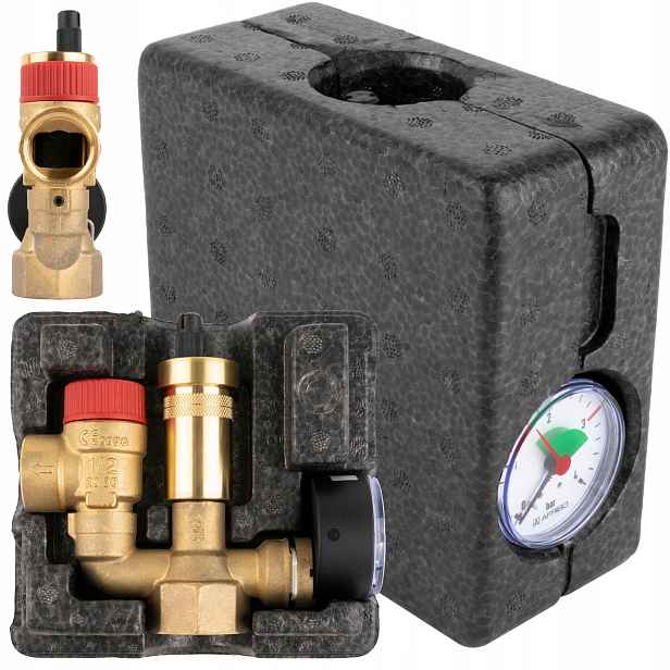 Bezpečnostní Skupina Ksg Pro Instalaci Do 3 Barového Ventilu V 1" Obalu Afriso