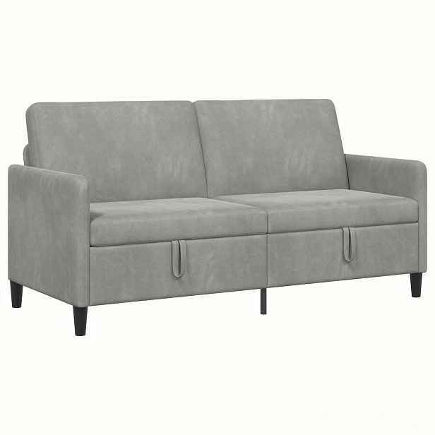 vidaXL Sofa s úložným prostorem Světle šedá 172 x 78 x 87 cm Polyester