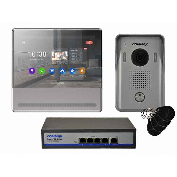 Ip videodomofon CIP-70QPT Neo Silver Set 2