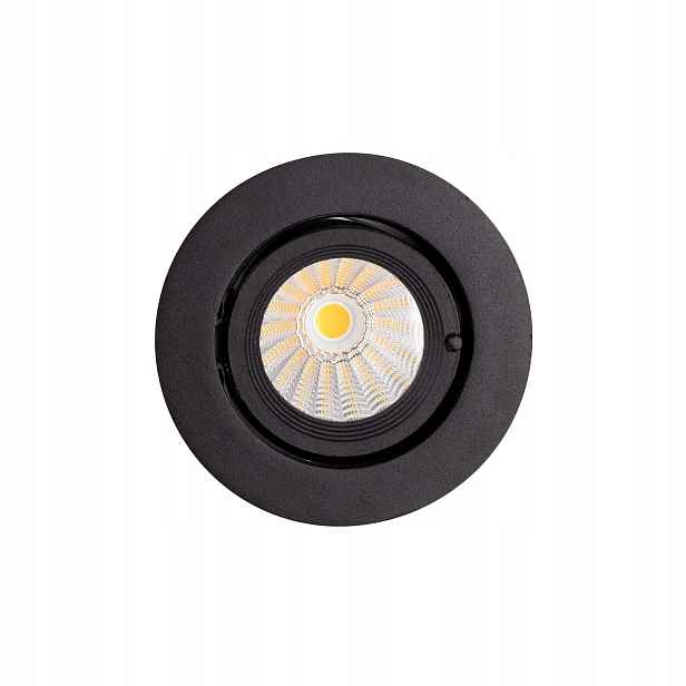 Svítidlo Maxlight Rubio černé Led 10W kulaté stropní svítidlo s možností regulace IP20