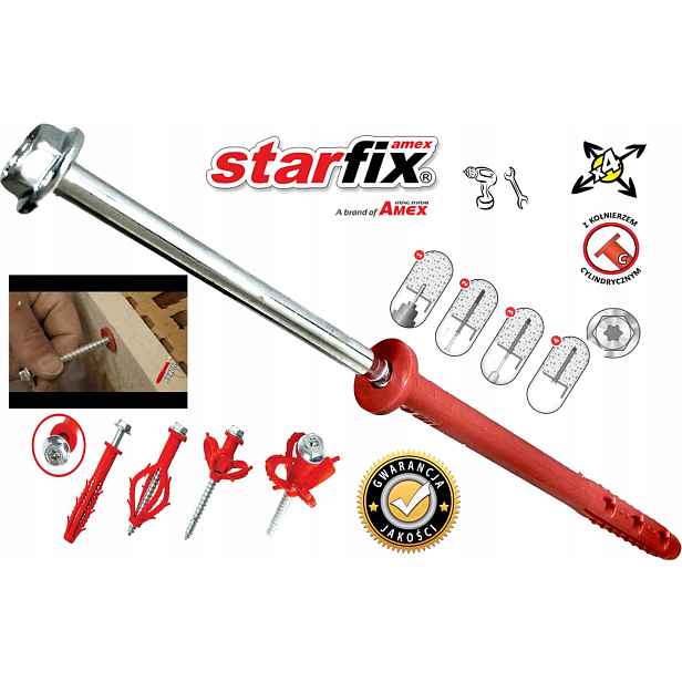 Univerzální kolíky Amex šroubovací Kaxdn 12 x 160 Torx 30 Kusů