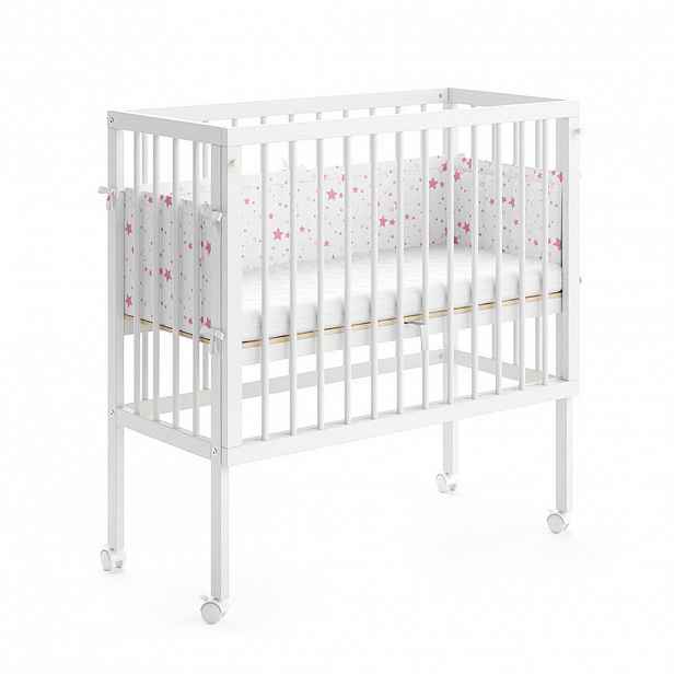 VitaliSpa NOČNÍ POSTÝLKA Sophie Bílá 94 x 42.5 cm 2 boční lišty