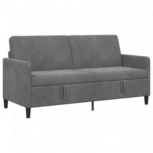 vidaXL Sofa s úložným prostorem Tmavě šedá 172 x 78 x 87 cm Polyester