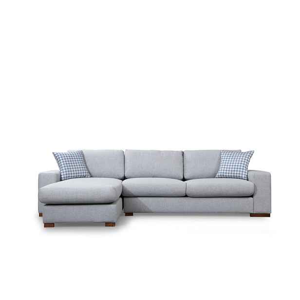Hanah Home Rohová sedací souprava Loop 290 cm šedá levá