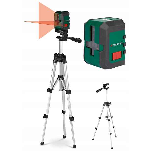 Parkside Křížový laser se stativem Pkll 10 B3 7 m