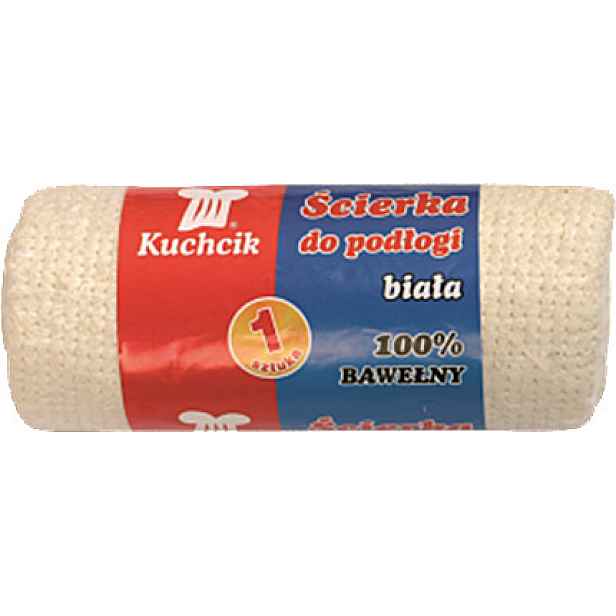 KUCHCIK Utěrka bavlněná na podlahu bílá 50x60cm