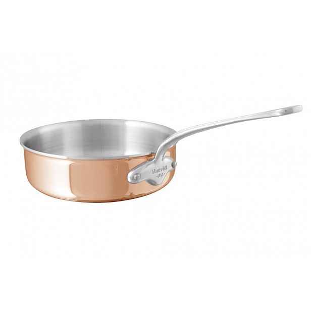 Mauviel M´6S měděná soté pánev na indukci, Ø 24 cm
