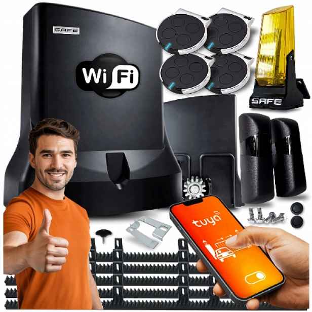 Pohon Pro Posuvné Brány Set automat ovladače pohon lampa 800 kg Wifi